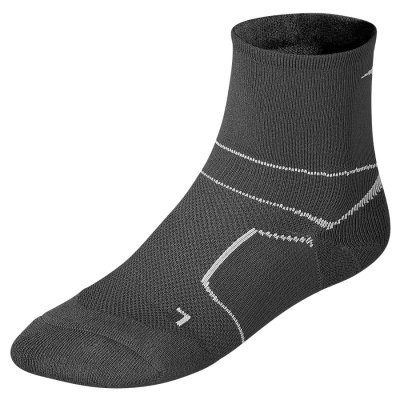 Calcetines Mizuno ER Trail Mujer Negros / Grises - Chile M516KYPHLE